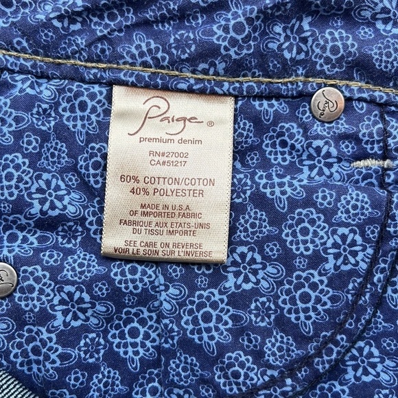 Paige Premium Denim Skyline Low Rise Size 25 - Picture 9 of 16